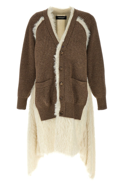 braided wool cardigan
