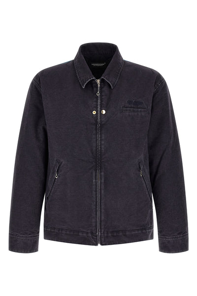 the blouson undercover in structured cotton canvas blends utilitarian aesthetics