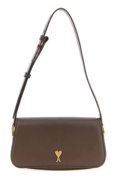 the ami paris paris paris shoulder bag embodies the brands mastery in whisper