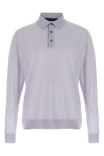 ciro polo shirt in 14 micron fineness stretch wool