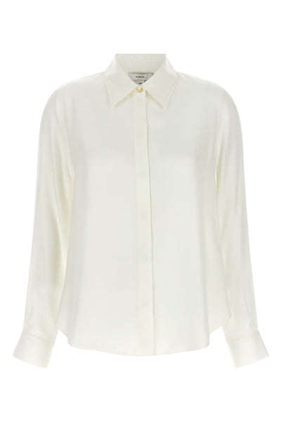 the vince shirt redefines the codes of contemporary tailoring through a fluid an
