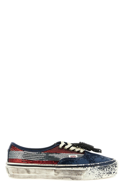 authentic premium sequin-covered canvas sneakers