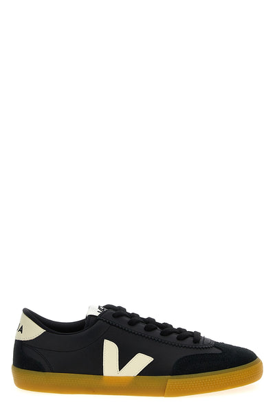 volley leather sneakers