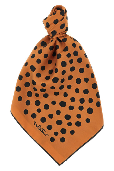 pois dalmata patterned silk scarf