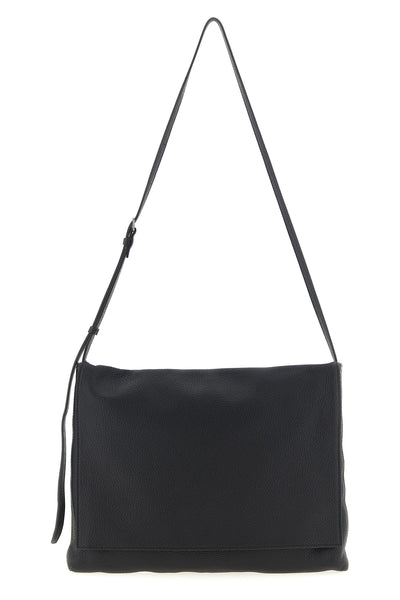 nan hammered deer leather crossbody bag