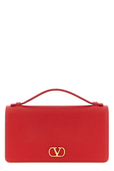 wallet on chain in grenade calf leather