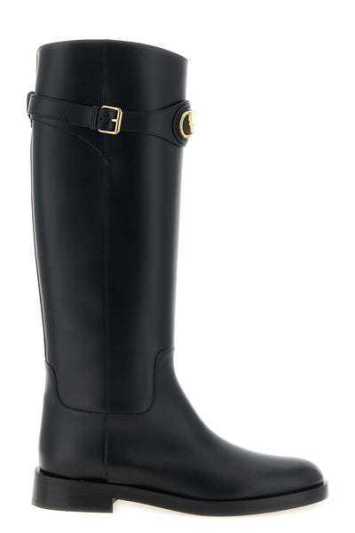 calf leather boot