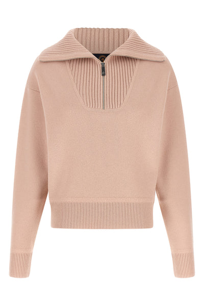 the perfect moment half-zip sweater in a fine blend of ultrafine merino wool and