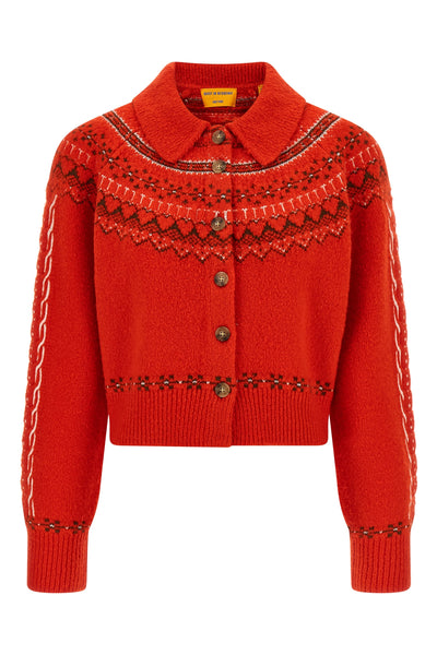 cloud chalet cashmere blend cardigan