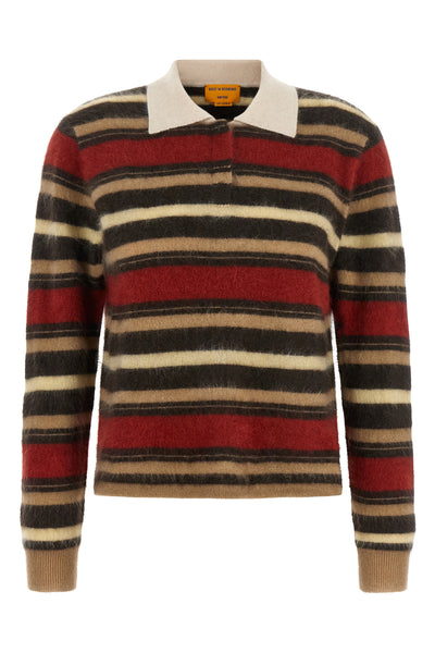 the guest in residence grizzly cropped rugby crop polo shirt stands out for it