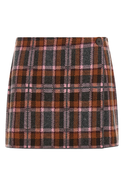 the guest in residence mini skirt redefines knitwear codes through a sartorial-i