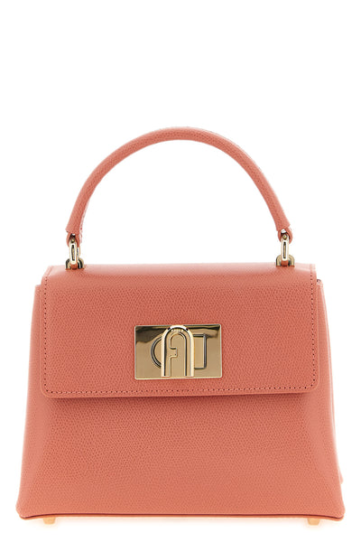 the furla 1927 mini handbag stands out for its structured and compact silhouet
