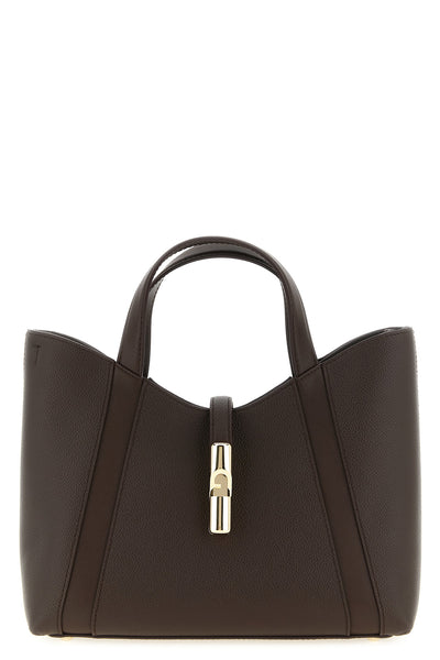 the furla goccia s tote bag exemplifies superior craftsmanship through the mat
