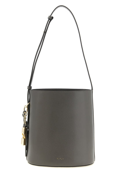 small roxie bucket bag in leather