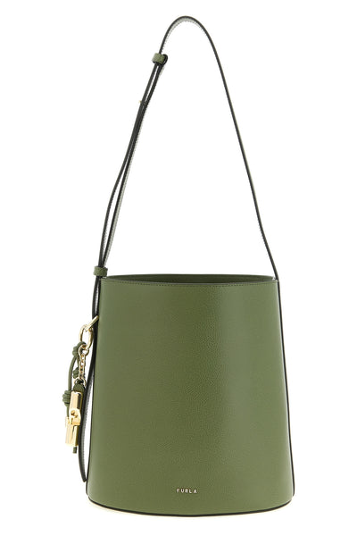 small roxie bucket bag in leather