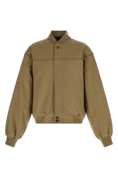 gas station cotton canvas bomber jacket