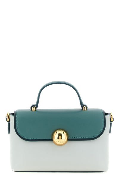 the furla moonlight mignon handbag in fine smooth sydney calf leather features