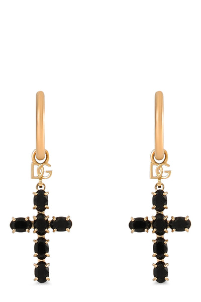 the creole earrings by dolce & gabbana are distinguished by a hoop construction