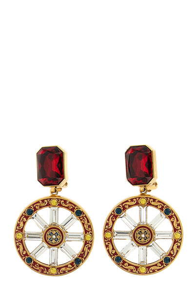 metal earrings