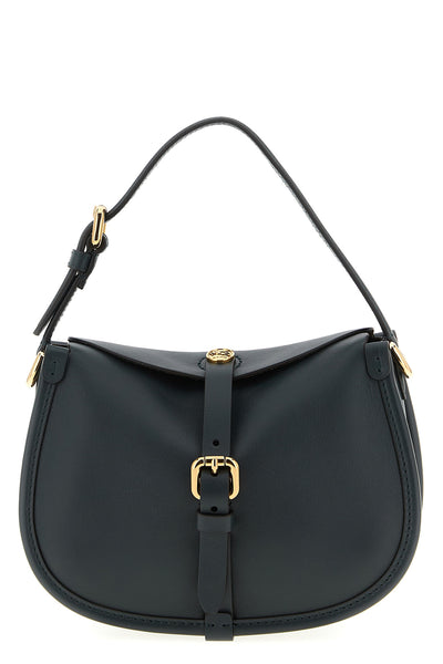 small leather pony shoulder strap