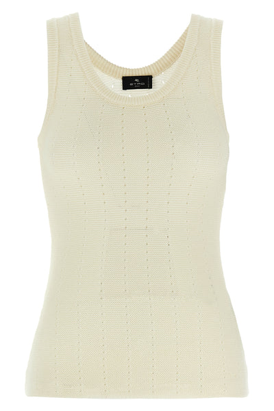 silk blend knit top