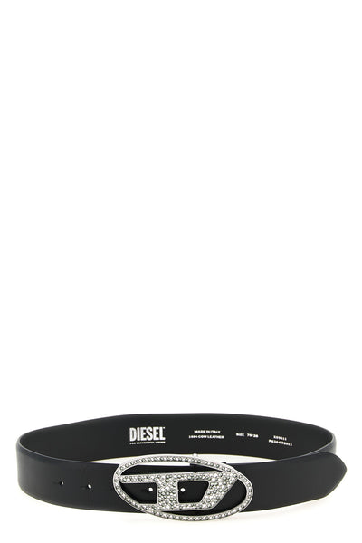 b-1dr strass belt in high quality italian leather
