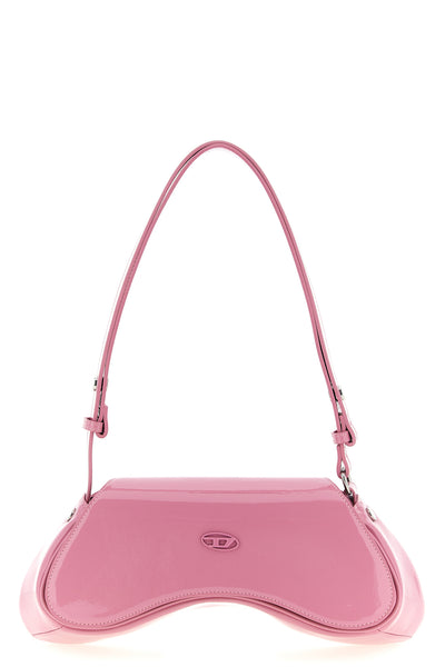 the diesel play crossbody shoulder bag redefines urban volumes through an asymme