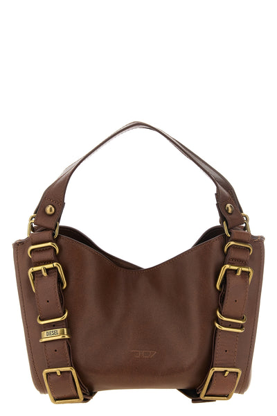 the small diesel d-one handbag is distinguished by a structured and compact si