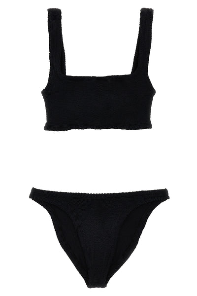bikini xandra in tessuto seamless crinkle composto da top modello sportivo e s