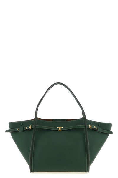 medium tim shopping bag in hammered calf leather