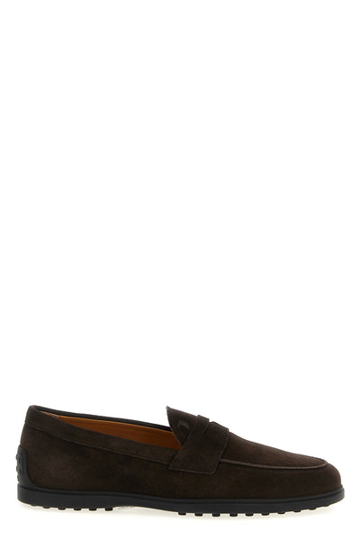 gomma suede loafers