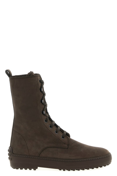 winter gommino suede ankle boots