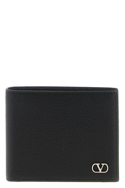 grained calf leather wallet