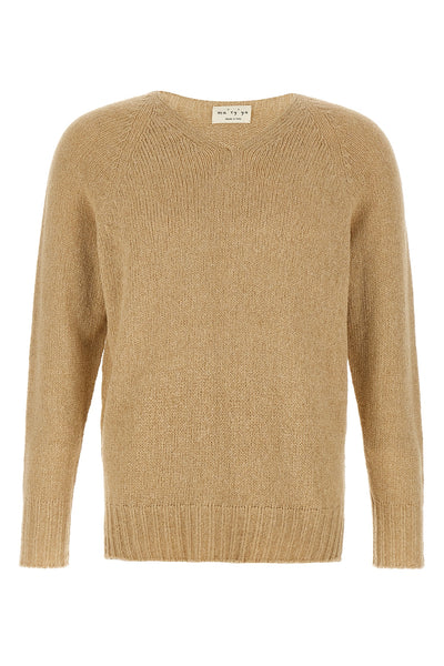 bouclé cotton blend sweater