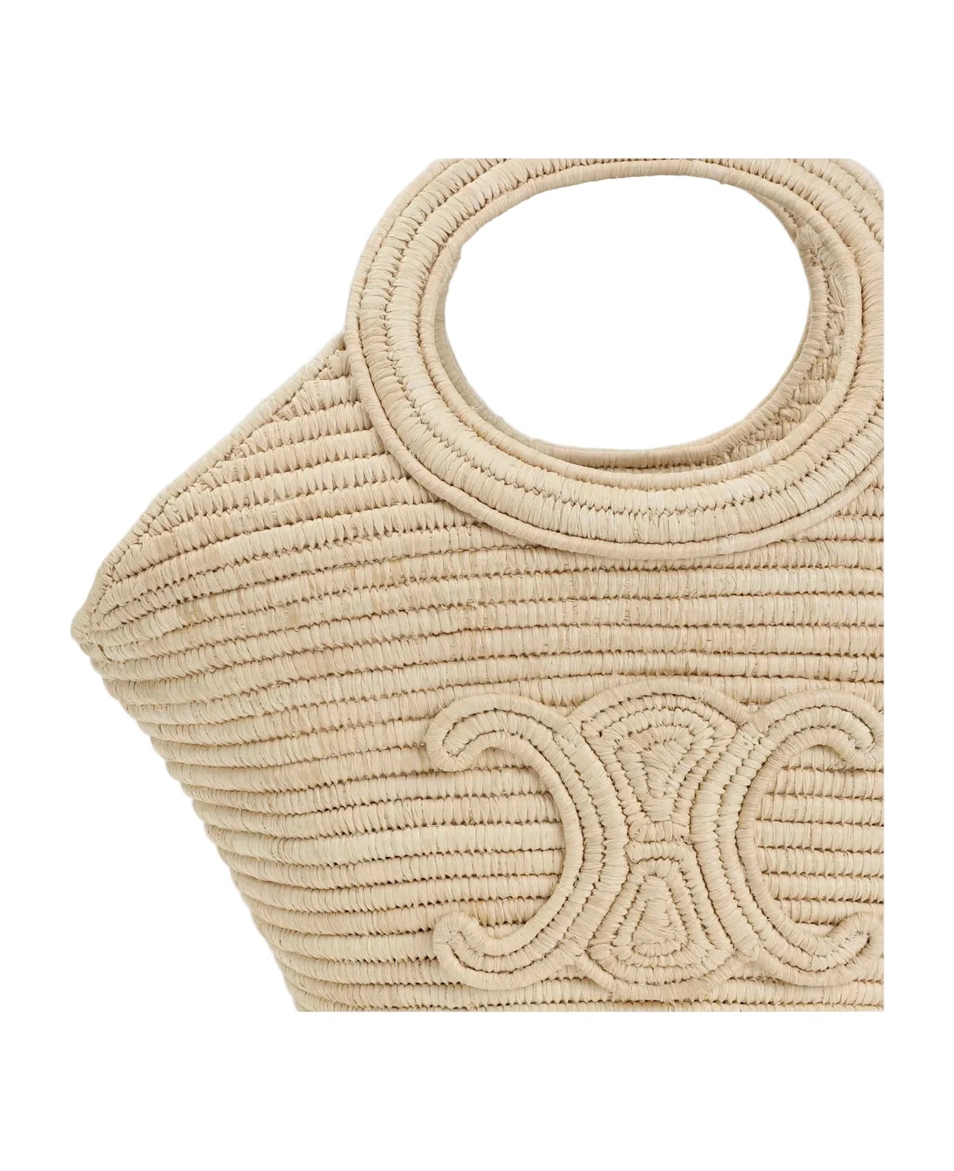 Braided Panier in Raffia Handbag