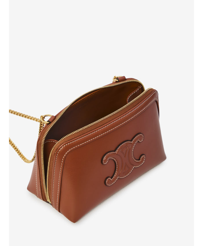 triomphe leather pouch