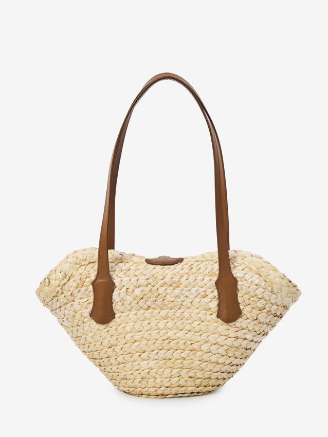 capri coffa bag in straw