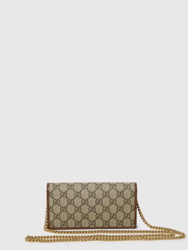 gucci horsebit 1955 wallet with chain