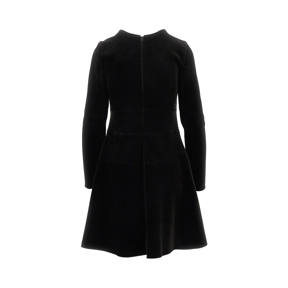 EMPORIO ARMANI 42 chenille mini dress