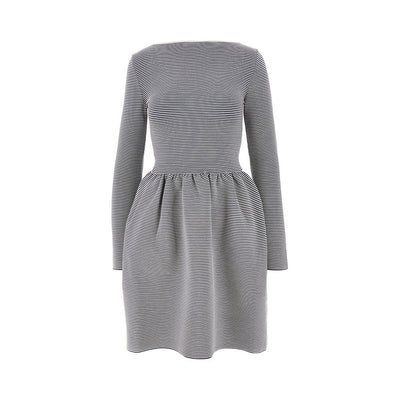 ottoman jersey mini dress
