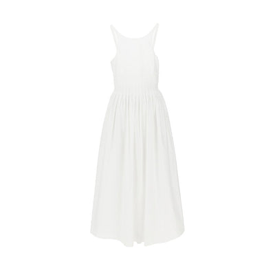 poplin midi dress
