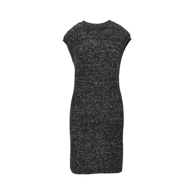 sequinned knit mini dress