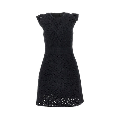 cornely embroidered fabric mini dress