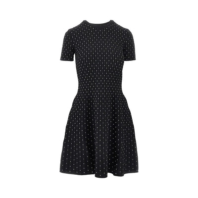 ottoman knitted mini dress