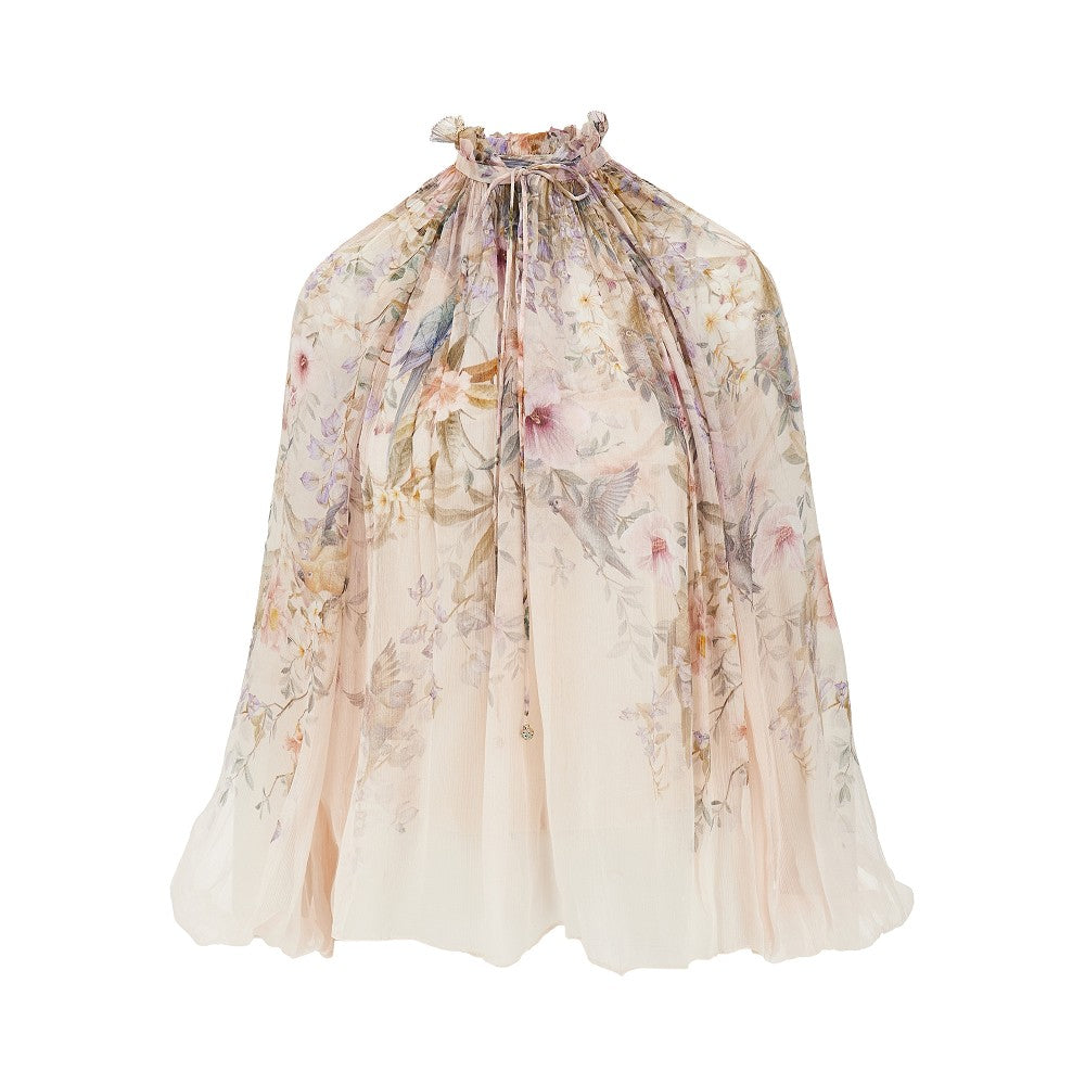 ZIMMERMANN I rebellion crepe blouse
