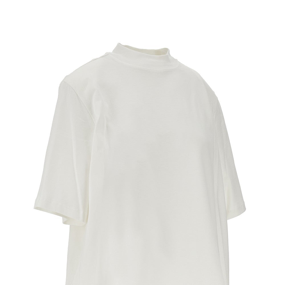 THE ATTICO 40 jersey mini dress with feathers