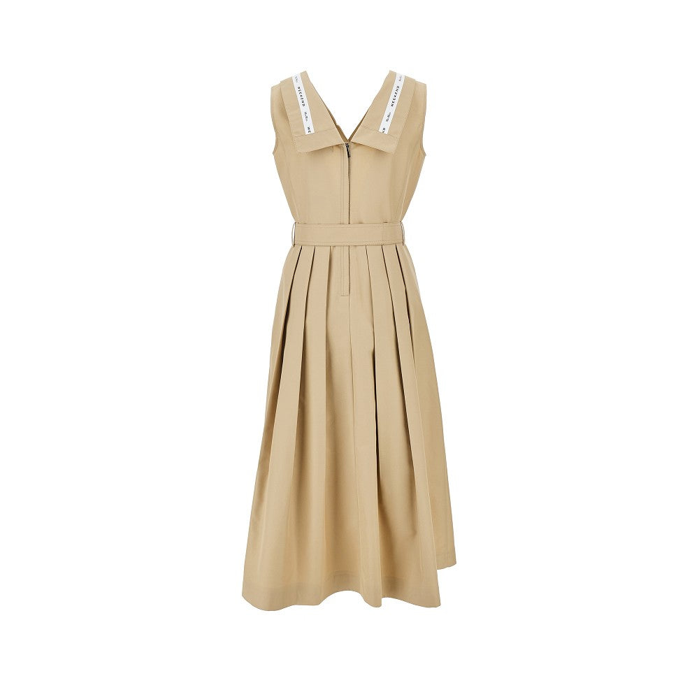 MAX MARA WEEKEND 40 gabardine midi dress with belt