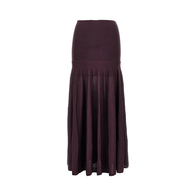 knitted long skirt