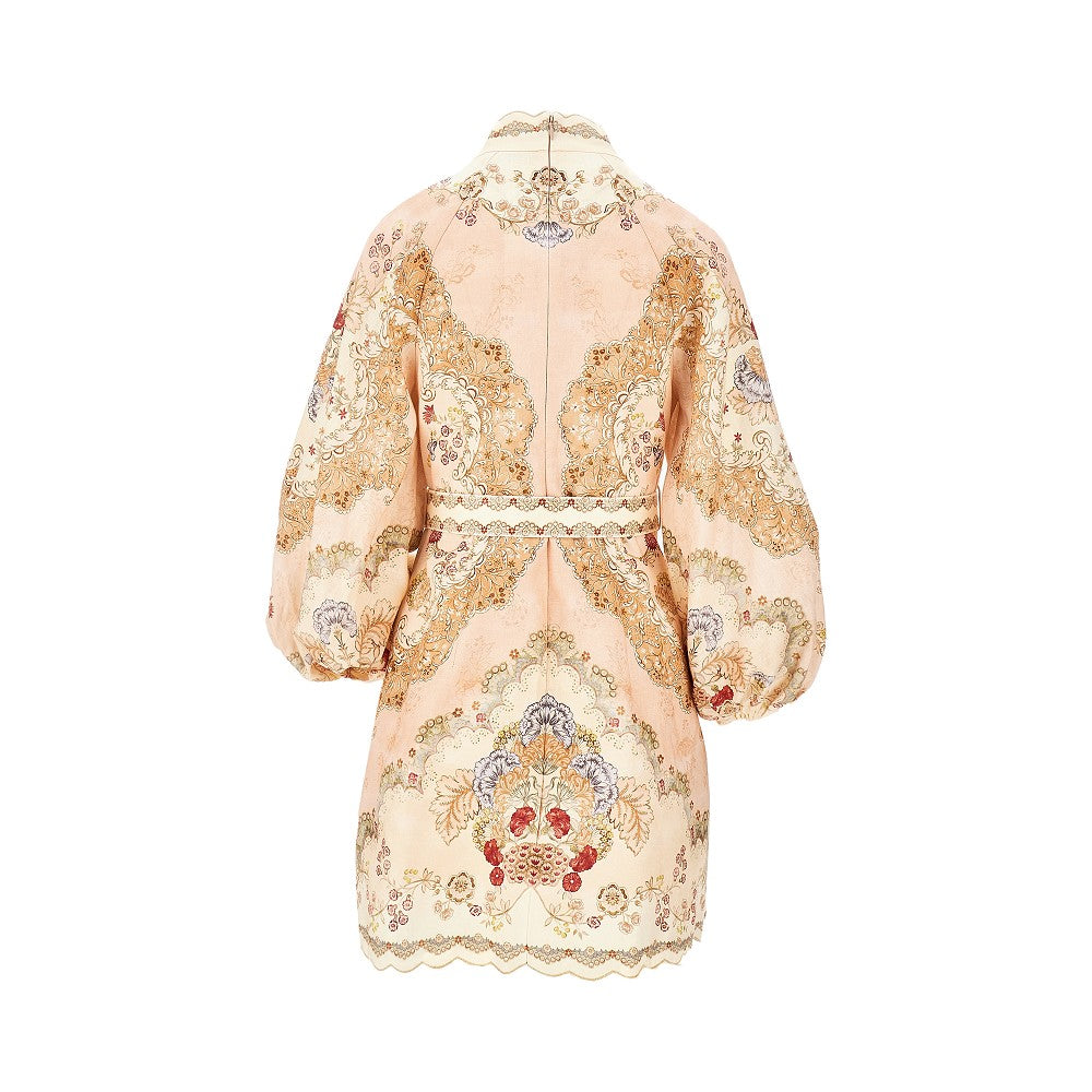 ZIMMERMANN I daylight linen mini dress