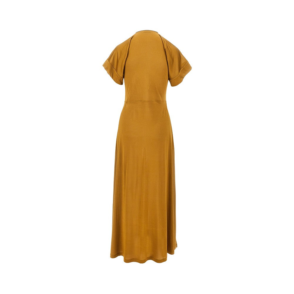 LEMAIRE S jersey long zip dress